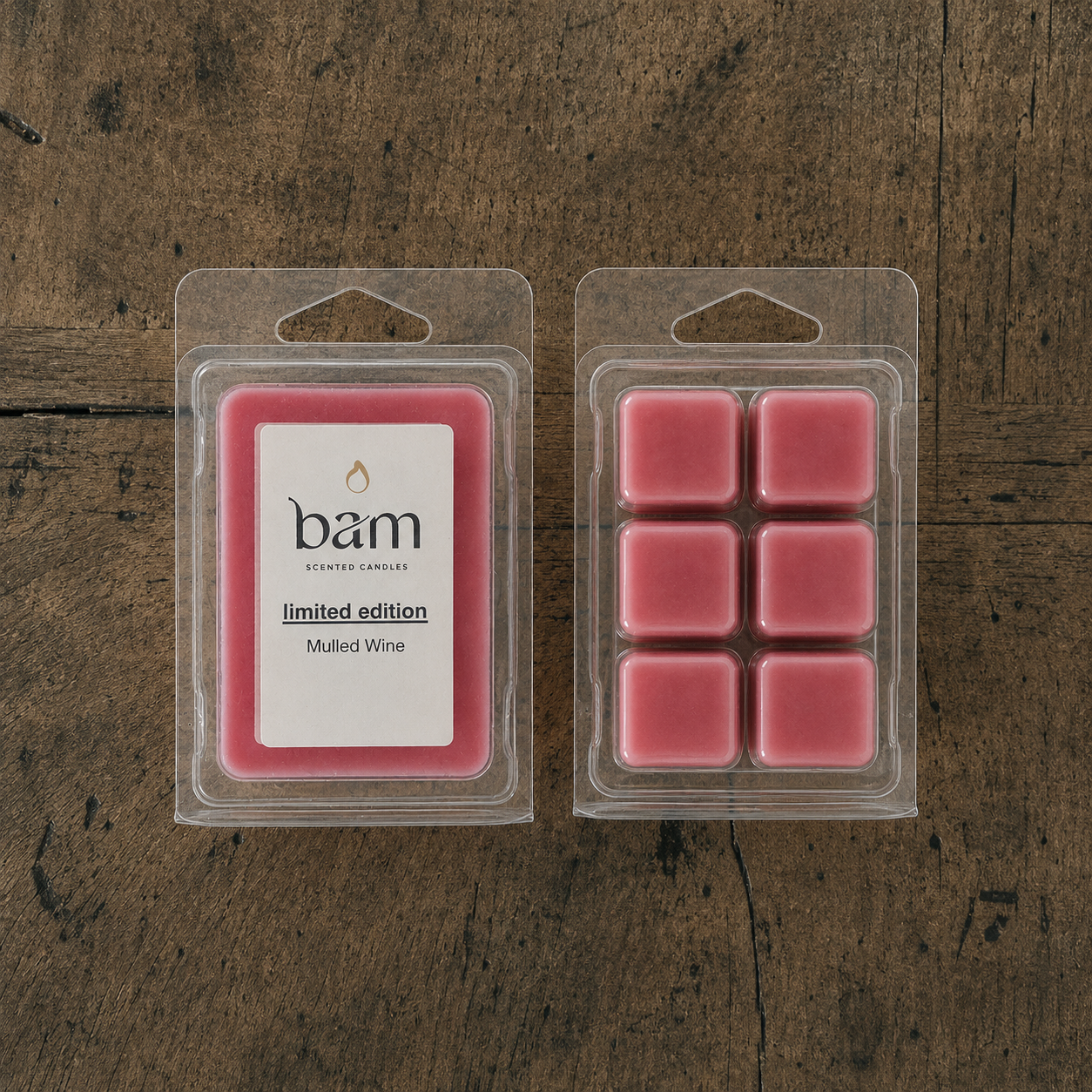 BAM Mulled Wine Waxmelts Limited Edition