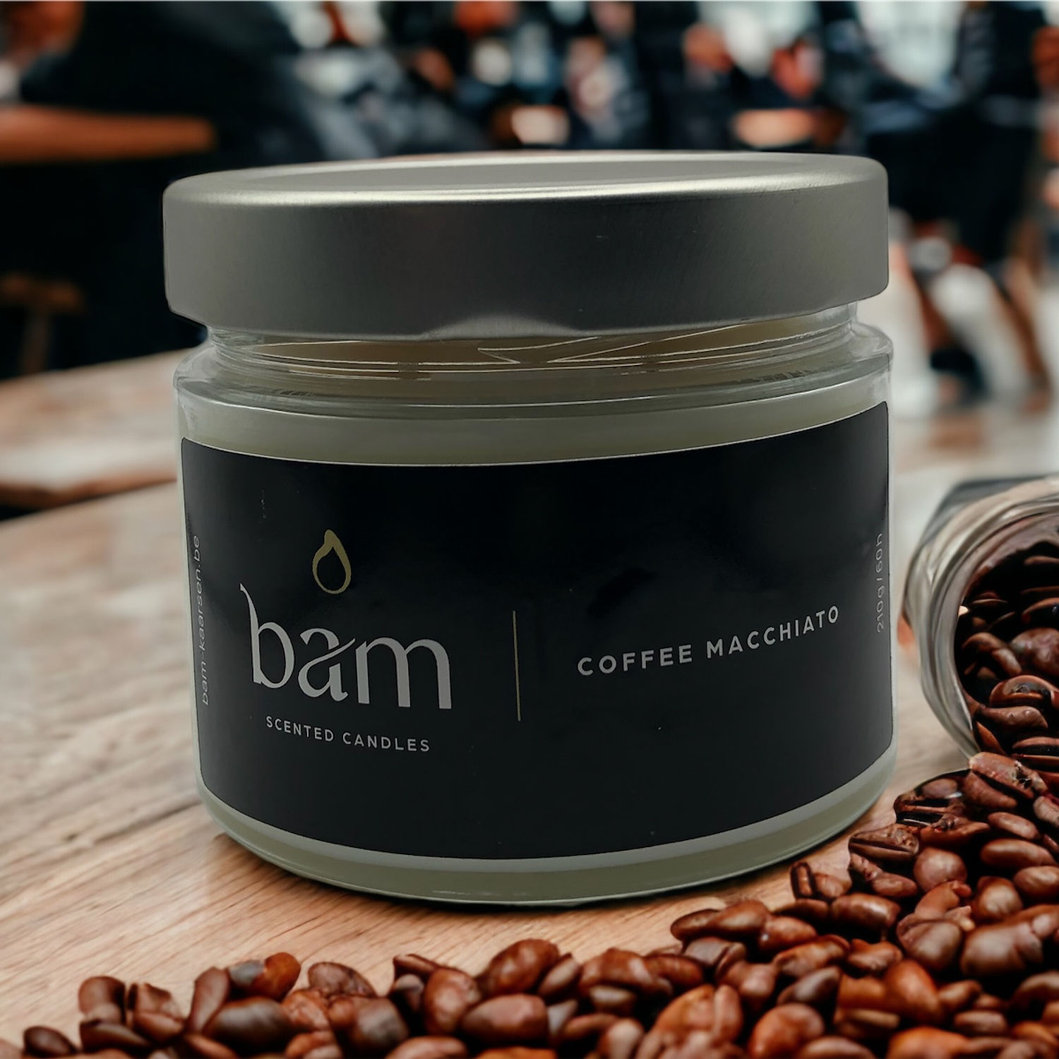 Coffee Macchiato - Basic Collection Medium met gepersonaliseerd deksel