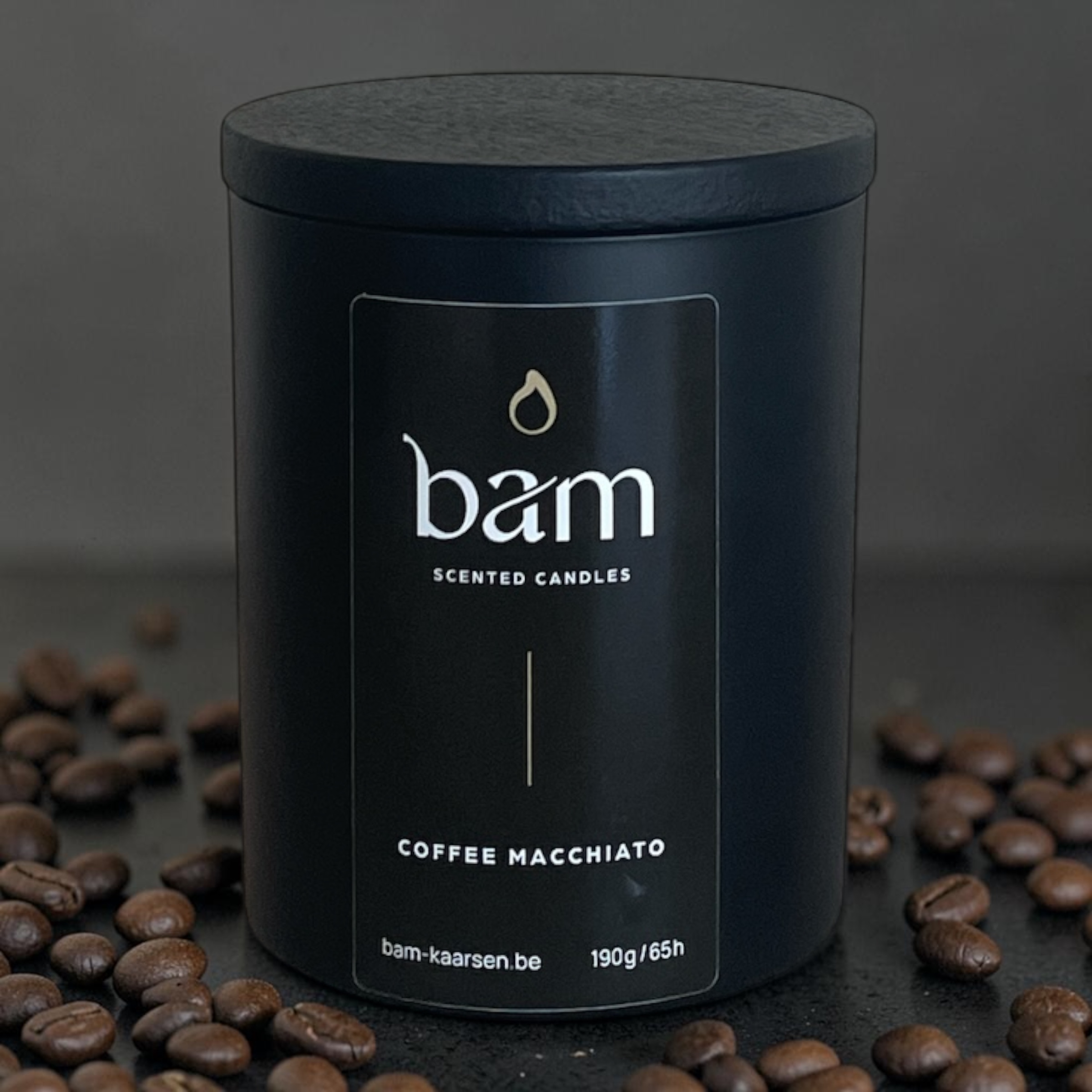 Coffee Macchiato Geurkaars - Black Collection Medium