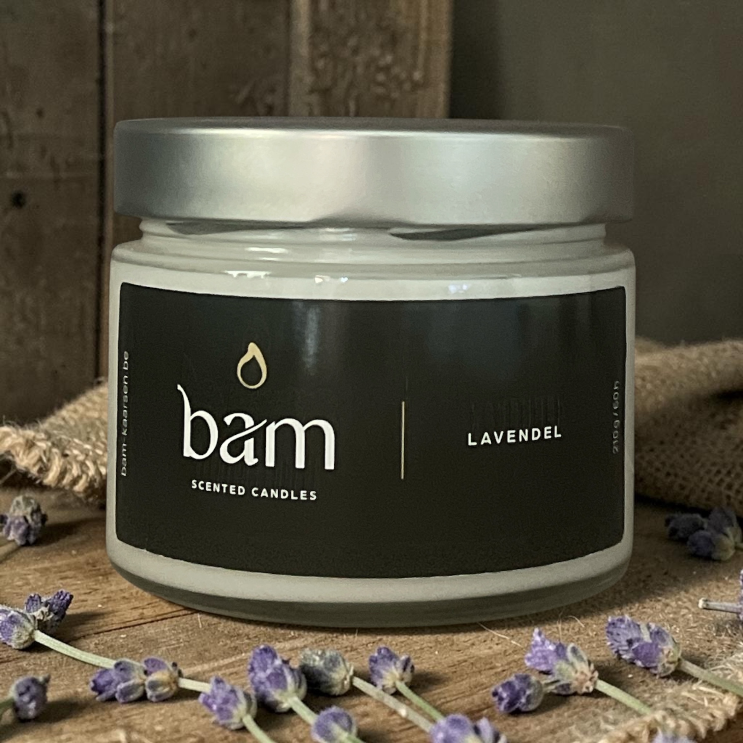 Lavender Scented Candle - Basic Collection Medium