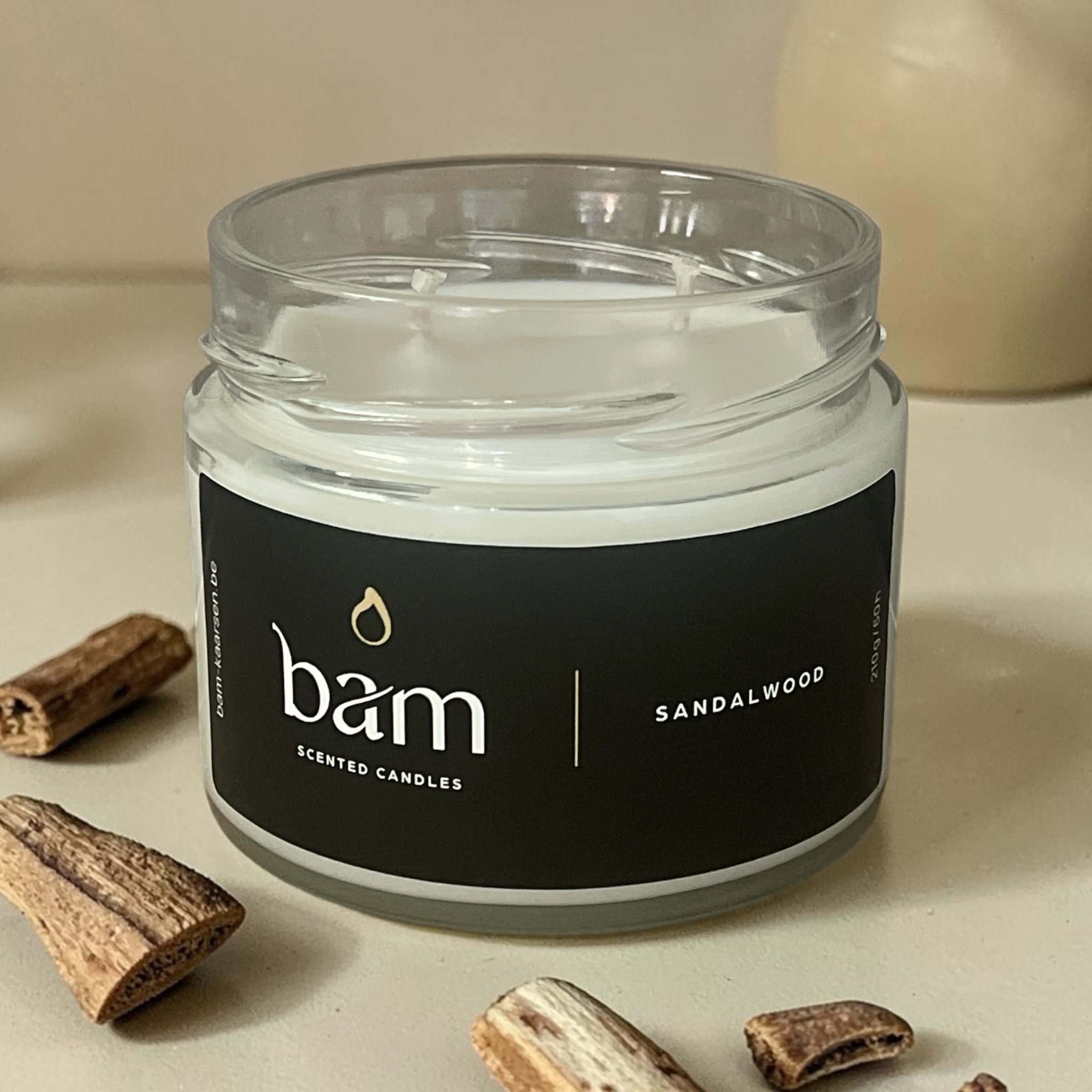 Sandalwood Geurkaars - Basic Collection Medium
