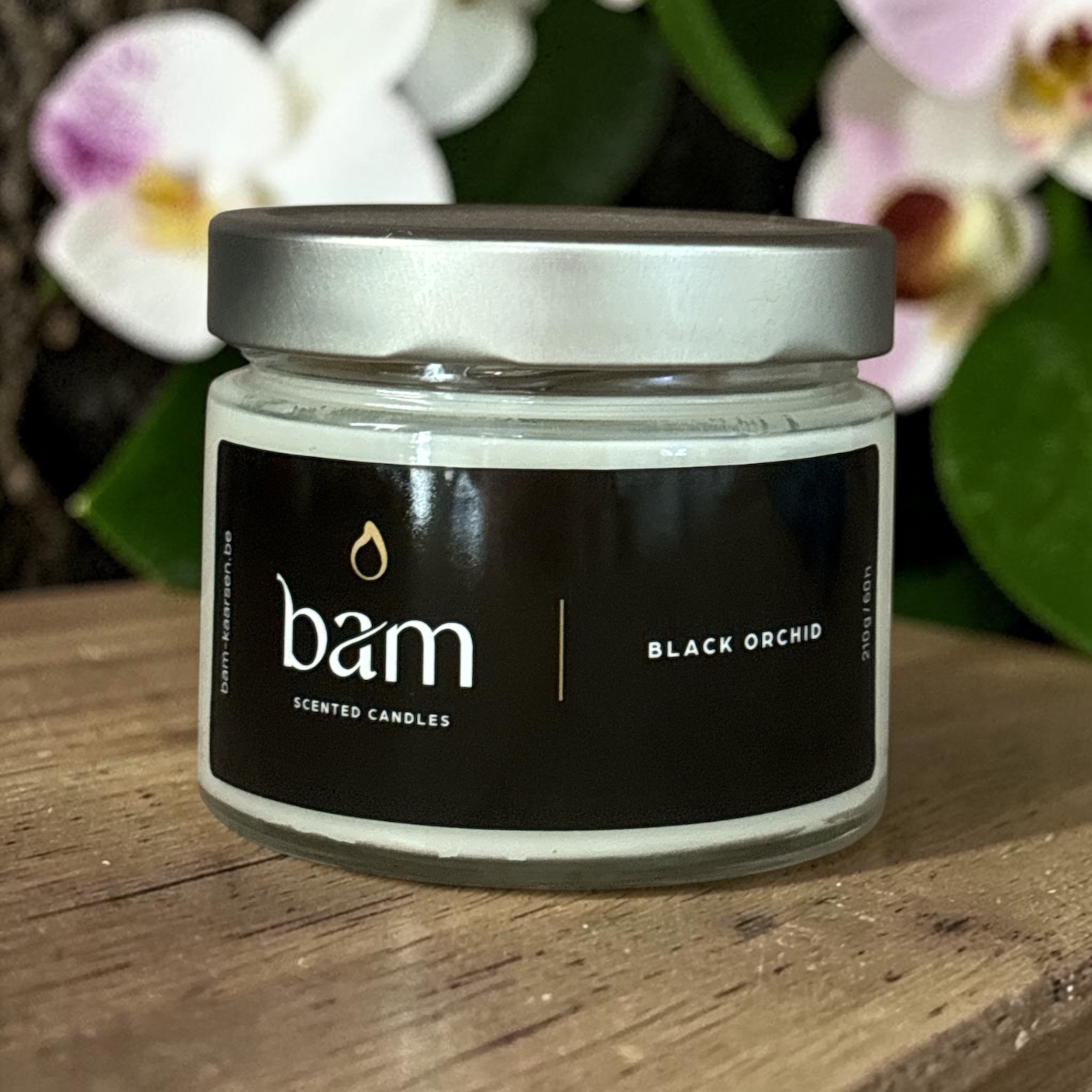 Black Orchid Scented Candle - Basic Collection Medium
