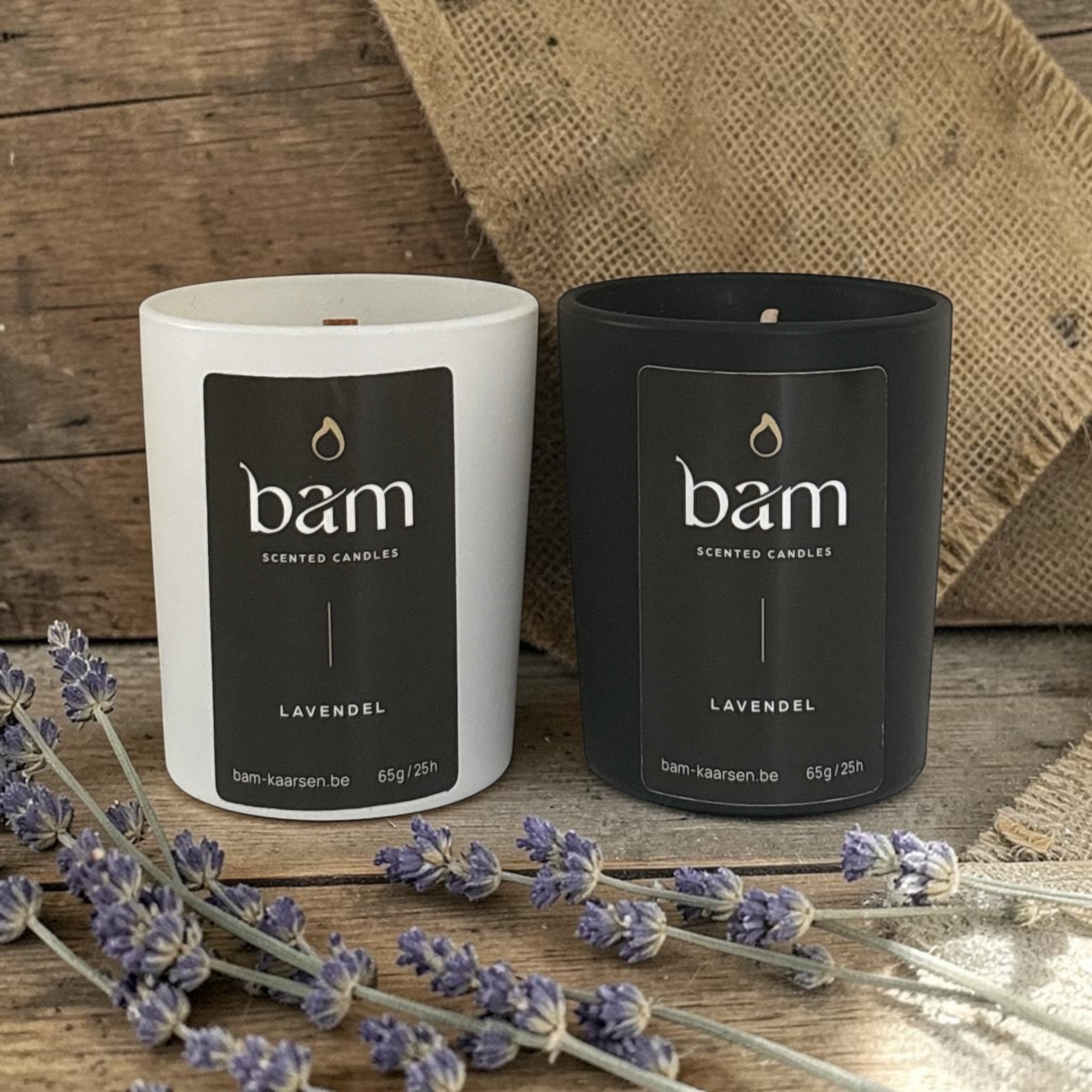 Lavendel Geurkaars Mini – Black Collection Small