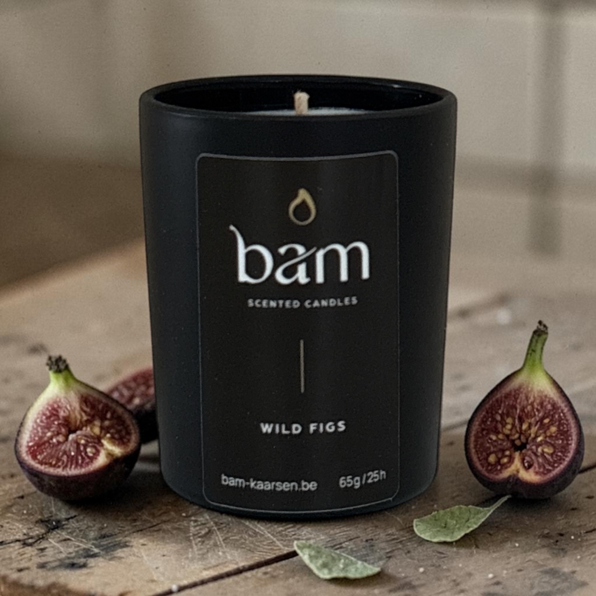 Wild Figs Scented Candle Mini – Black Collection Small