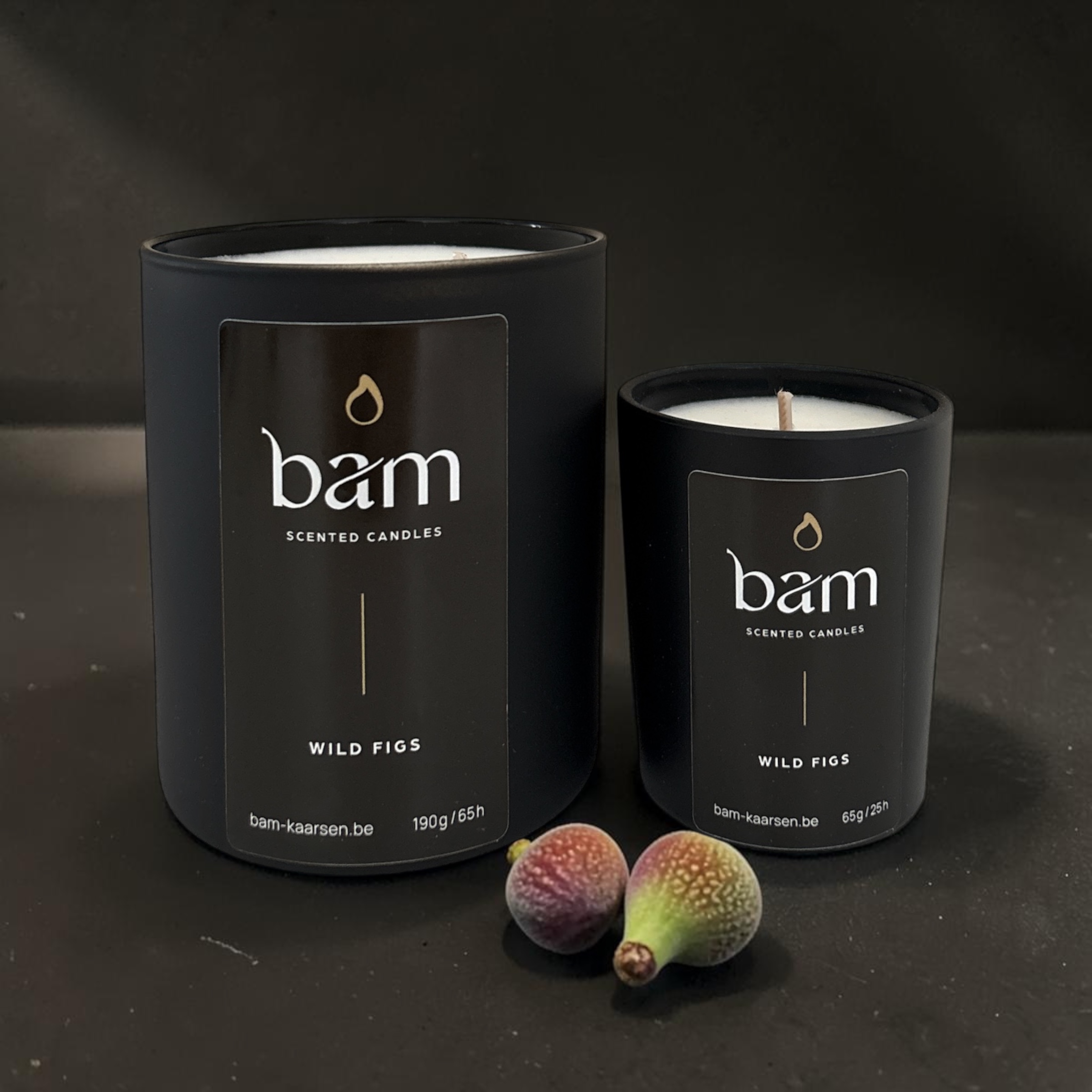 Wild Figs Geurkaars Mini – Black Collection Small