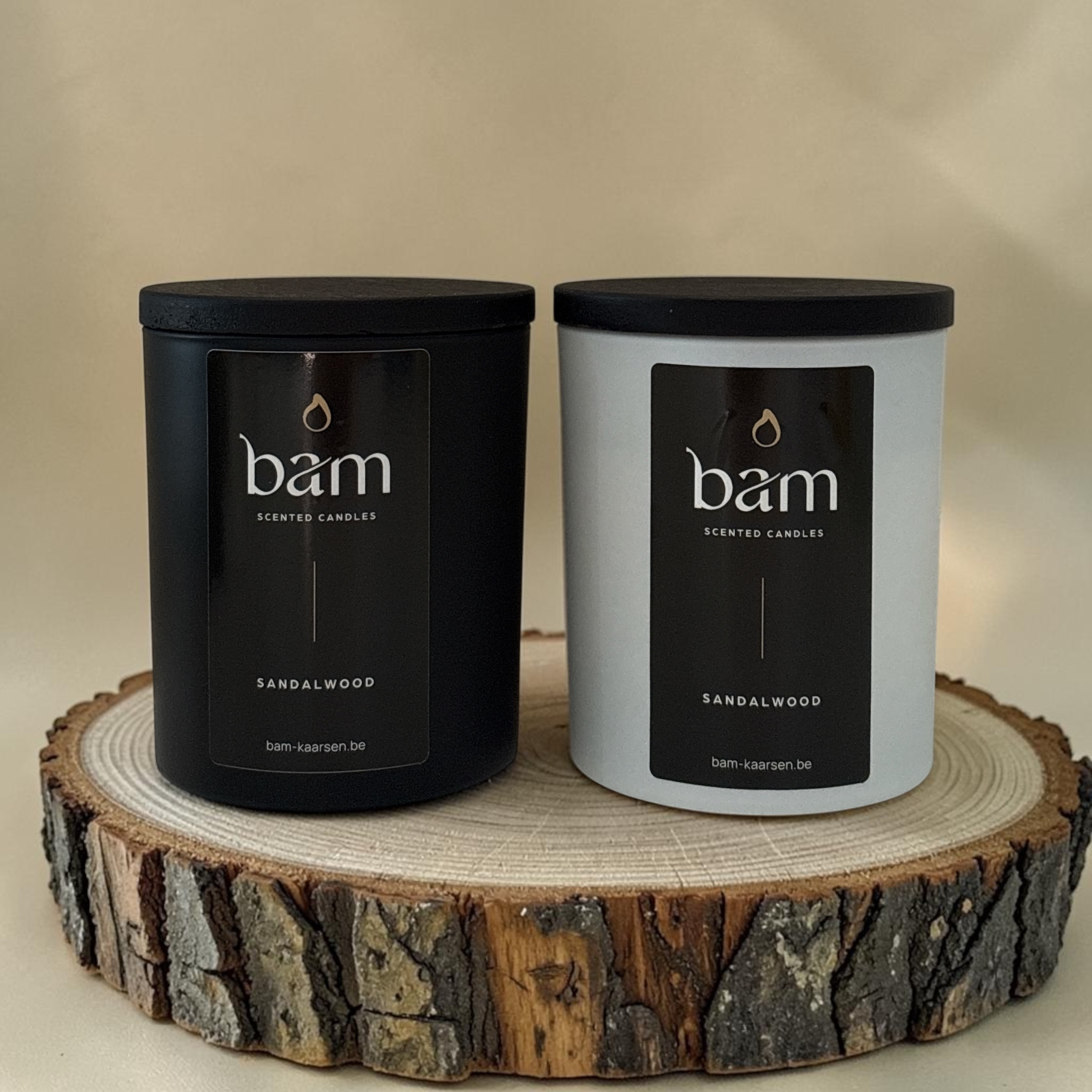 Sandalwood Geurkaars - Black Collection Medium