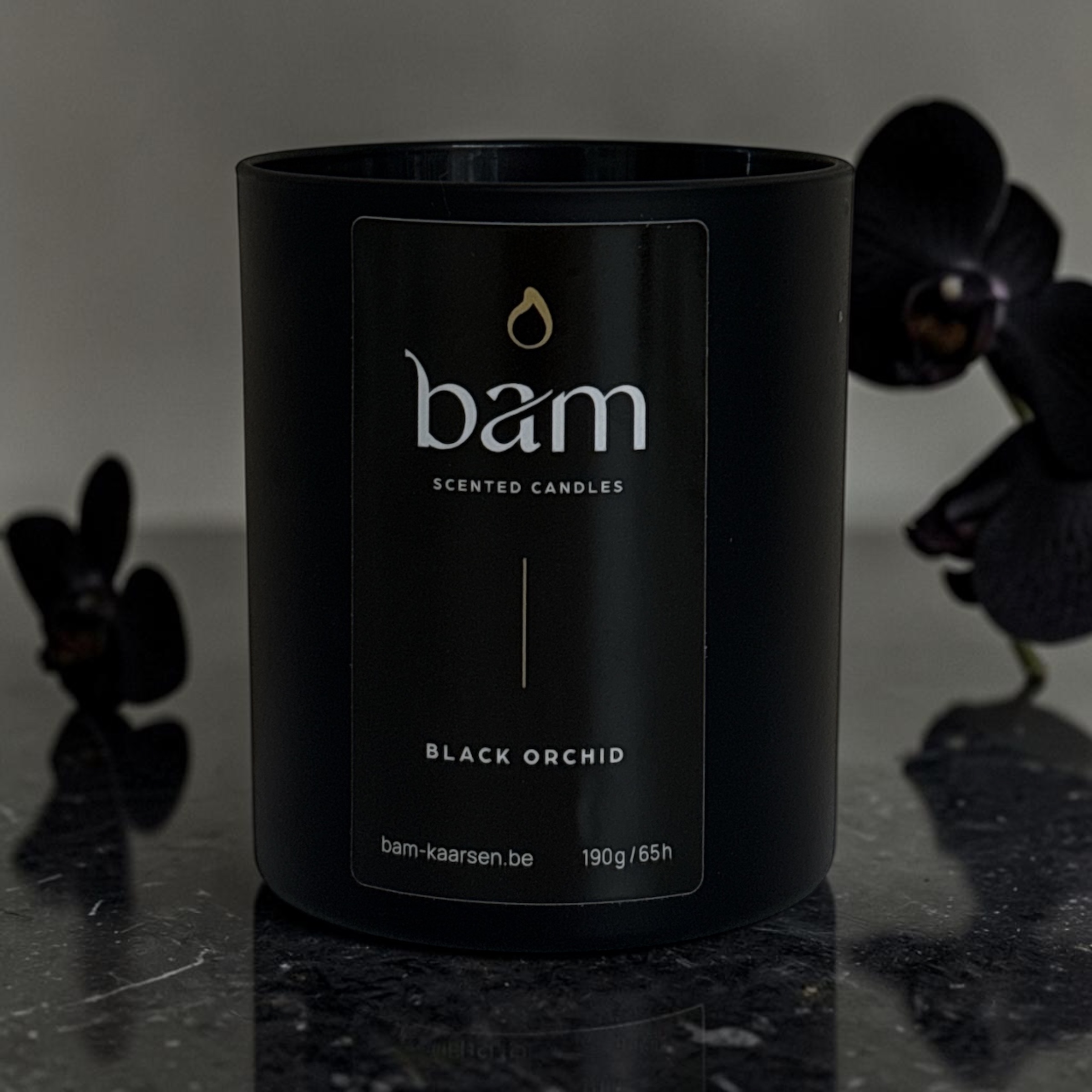 Black Orchid Scented Candle - Black Collection Medium