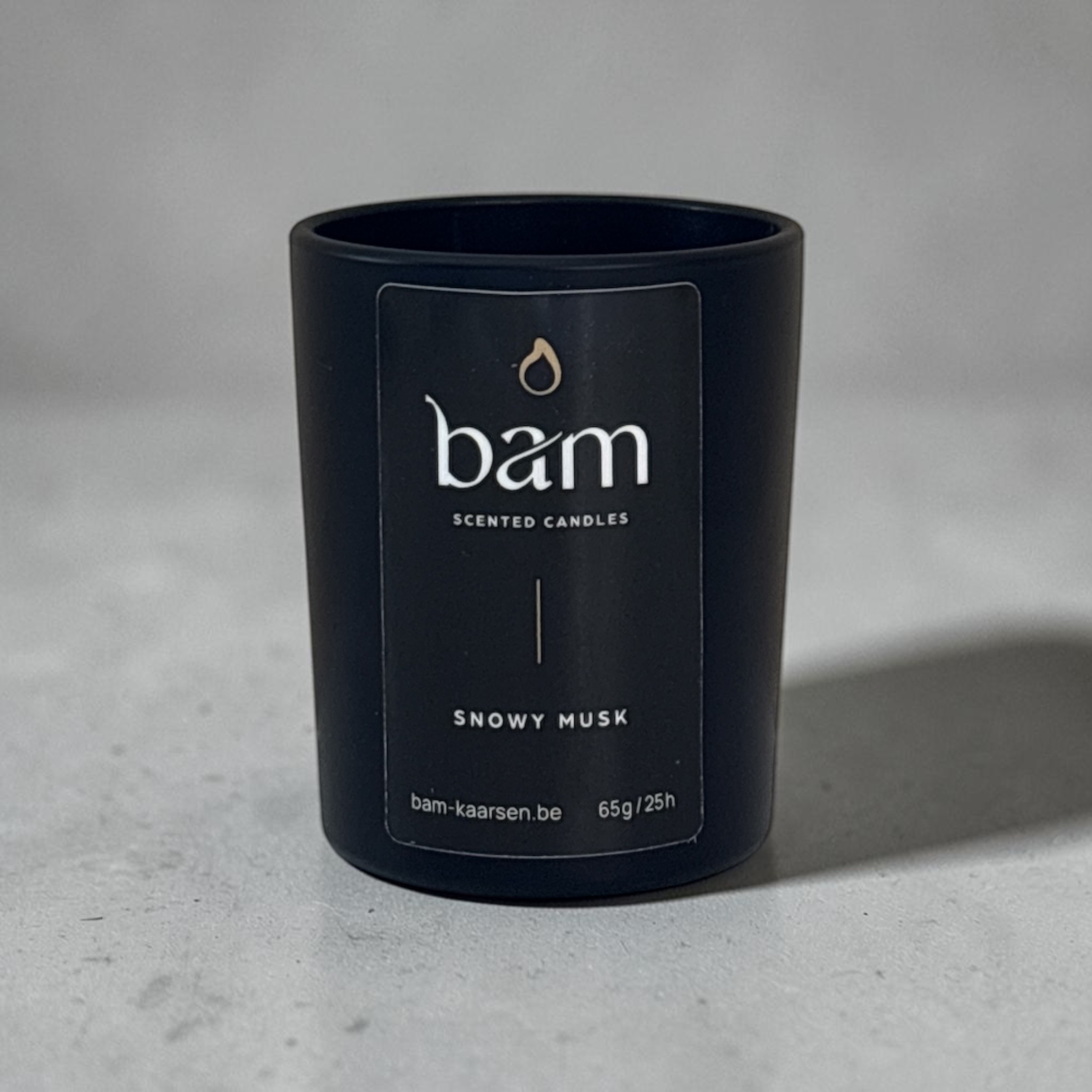 Snowy Musk Geurkaars Mini – Black Collection Small