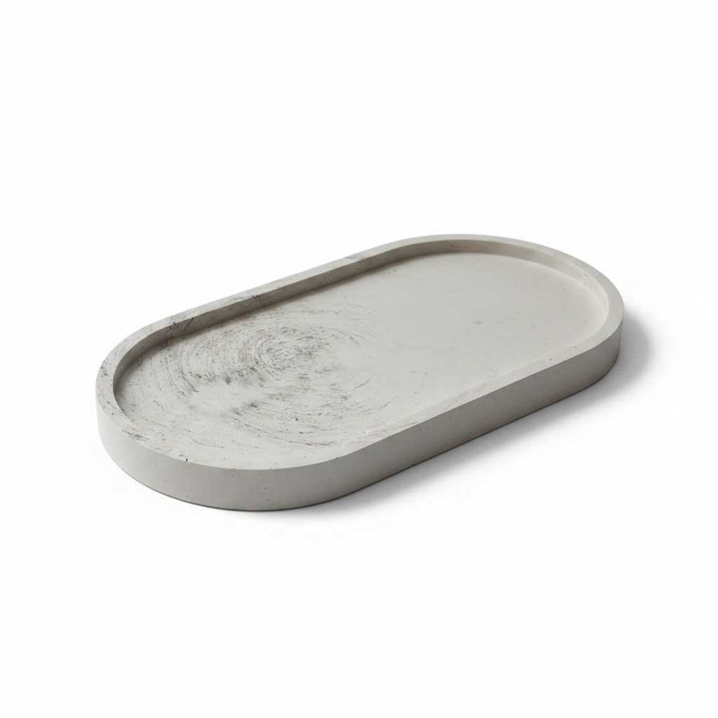Brons gemarmerd ovale decoratieve schaal - cookies