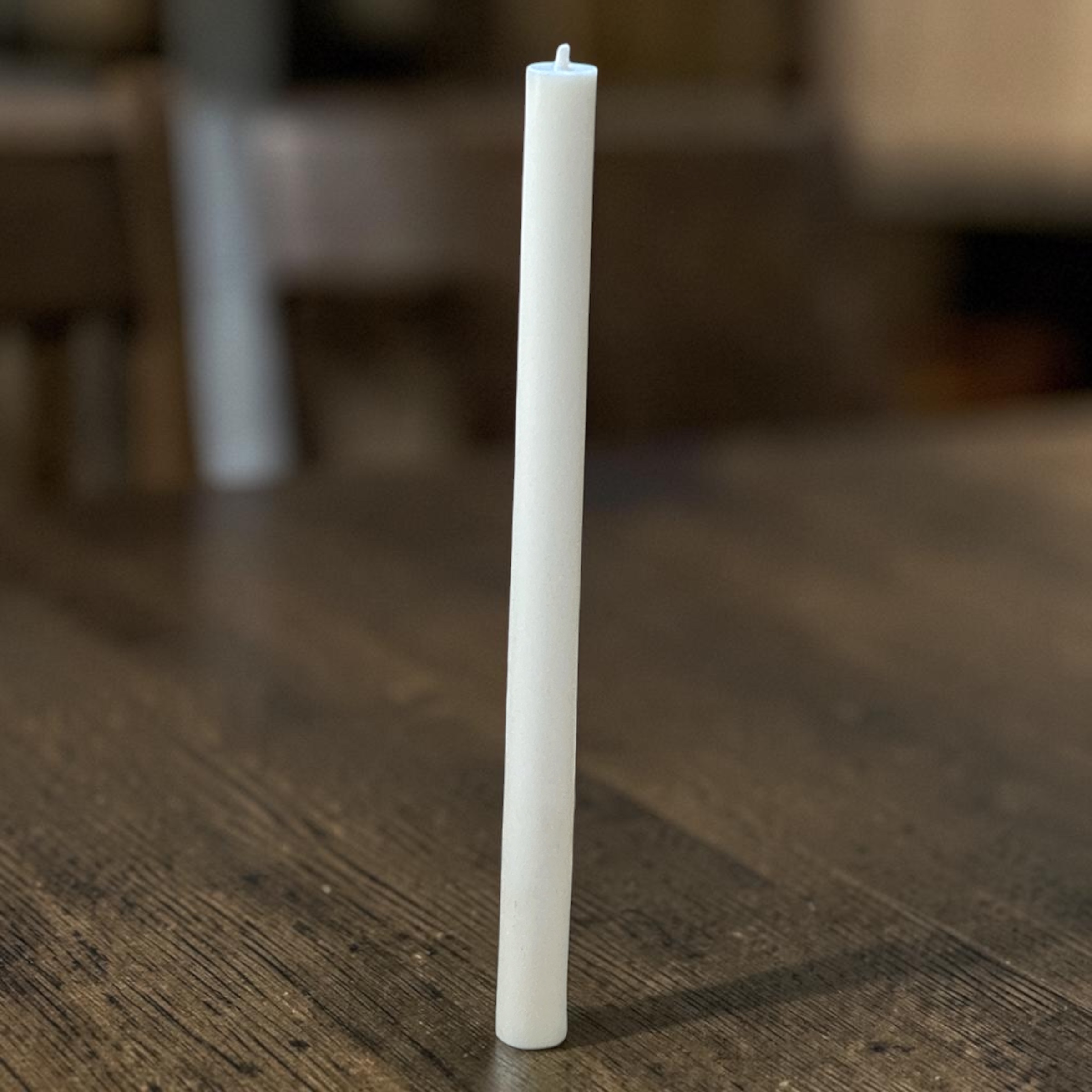 Dinerkaars van Zonnebloemwas 30 cm – Handgemaakte Duurzame Tafelkaars – 13 Branduren
