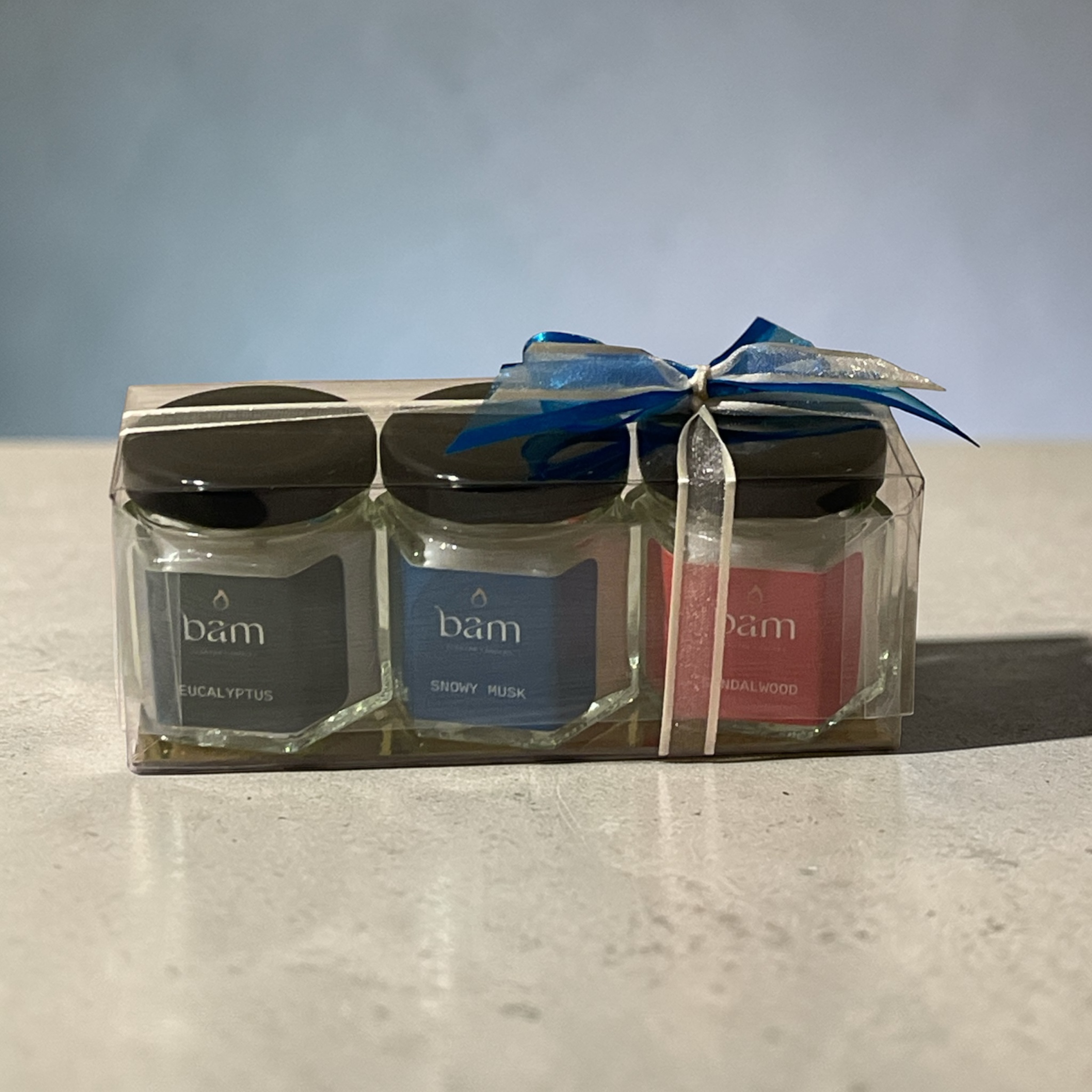 Giftset FRESH – Mini Geurkaarsen Trio Cadeauset