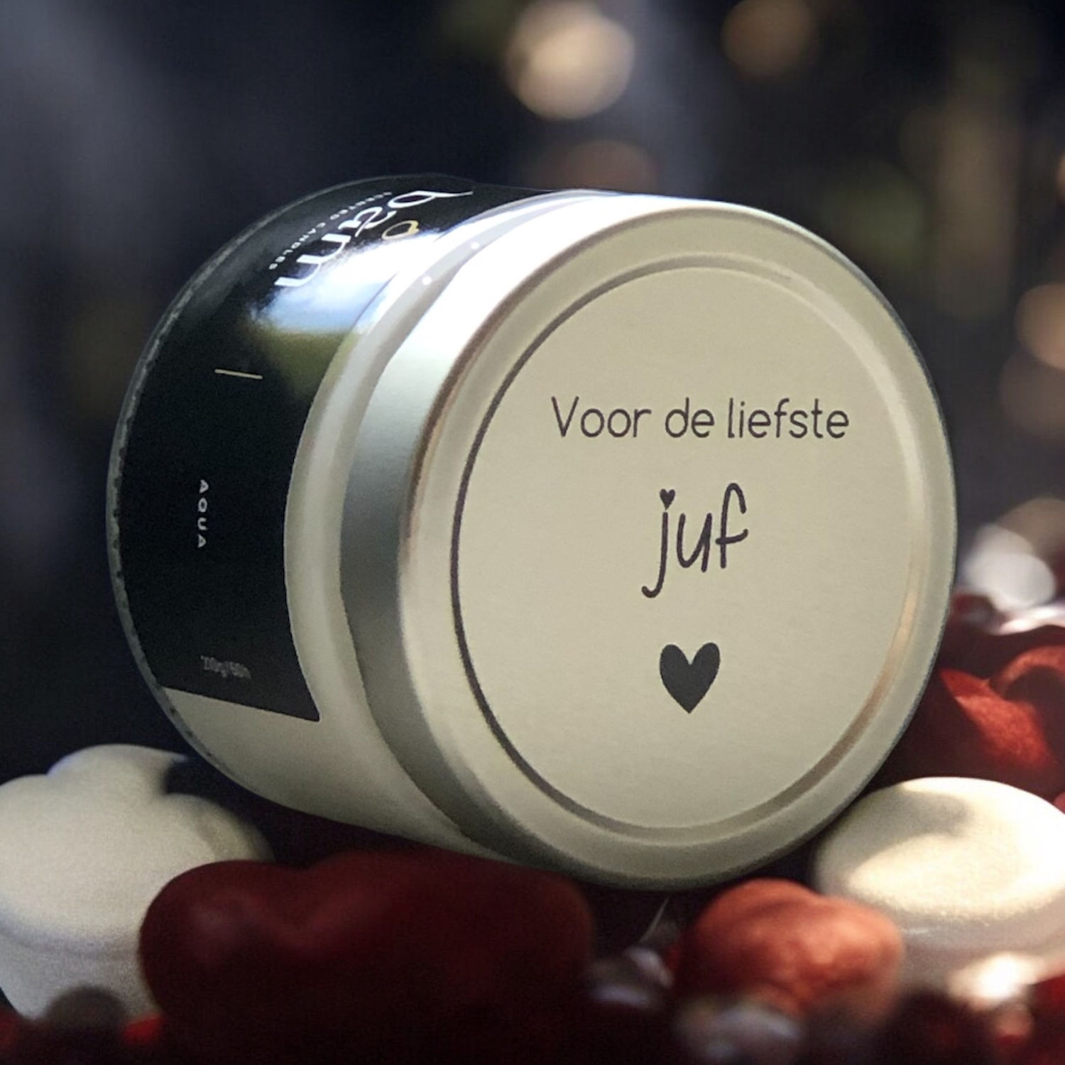 liefste juf - Basic Collection Medium met gepersonaliseerd deksel